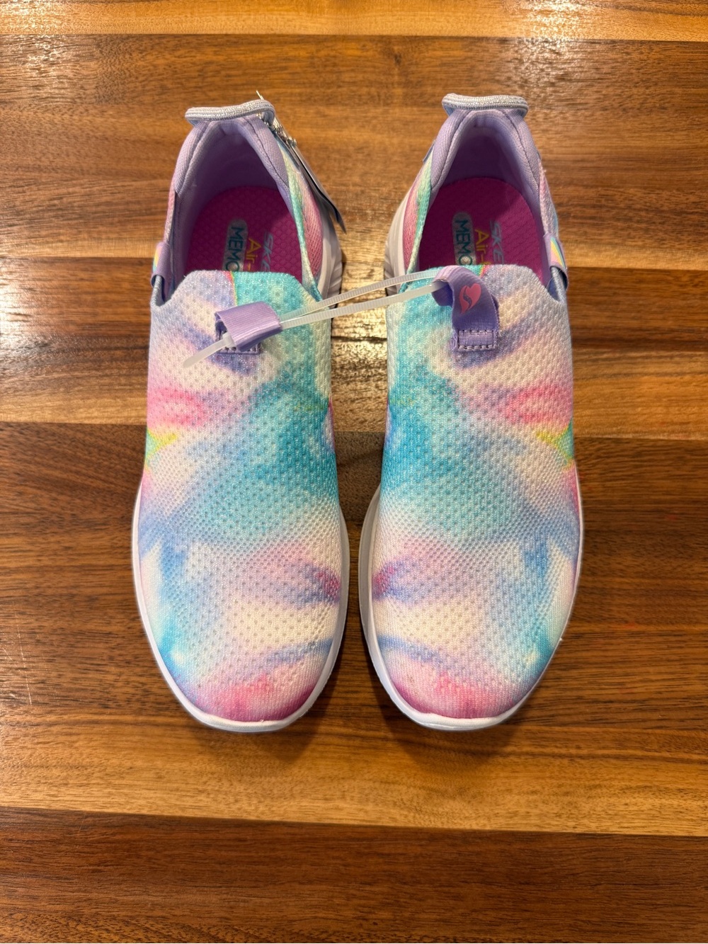 Skechers Pastel Tie-Dye Stretch Fit Slip-On Sneakers